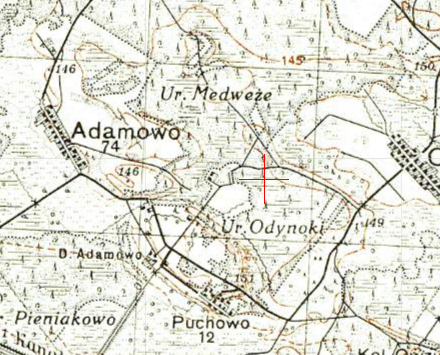 WIG map of Adamowo