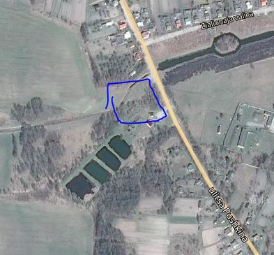 Site of the former manor house in Antopol