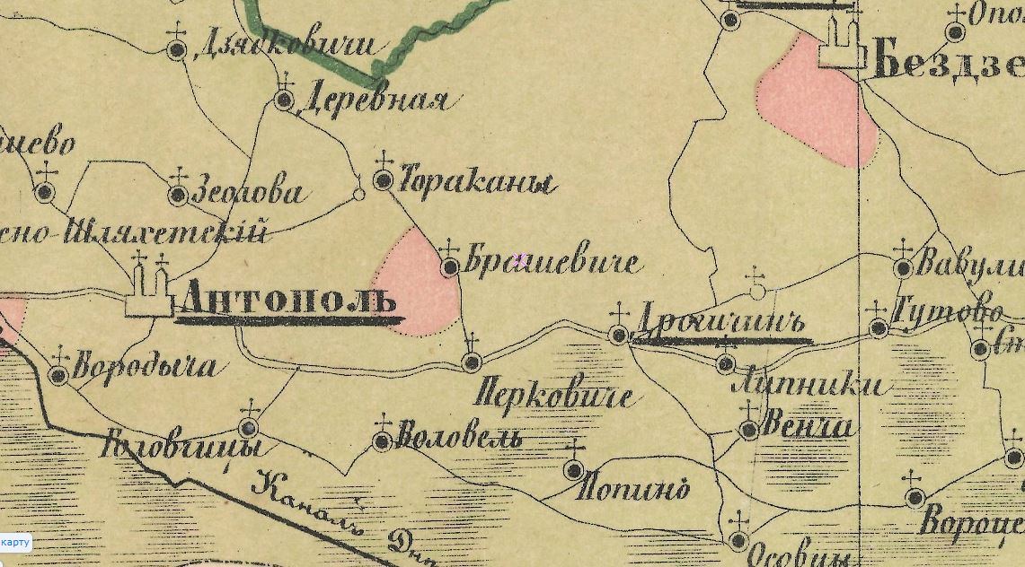 Rittich map 1864