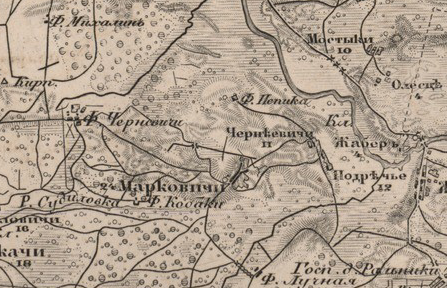 Military-topographic map 1846-1863