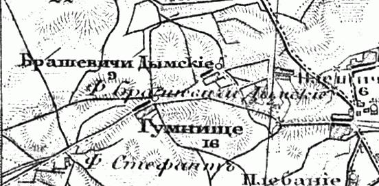 Military topographic map 1846-1863