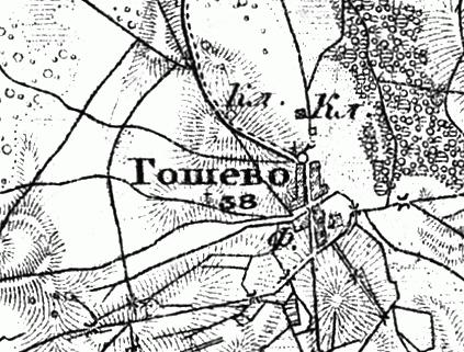 Military topographic map 1846-1863