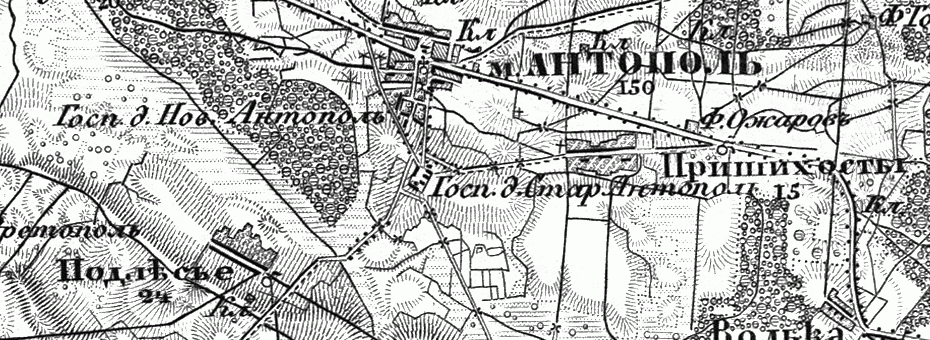 Military topographic map 1846-1863