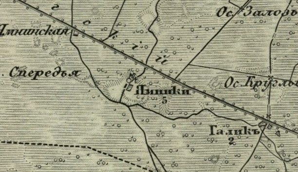 Military topographic map 1846-1863