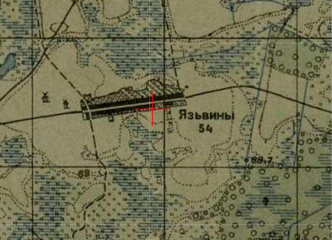 One-verst map