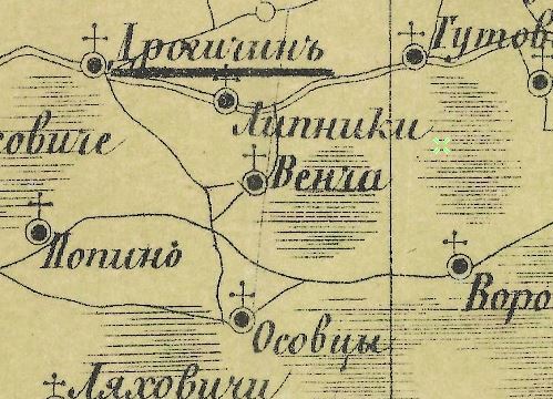 Russian map 1864