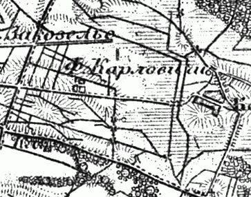 Military topographic map 1846-1863
