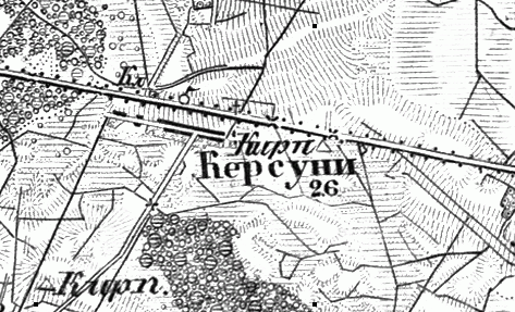 Military topographic map 1846-1863