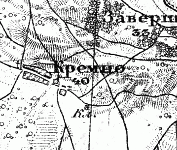 Military topographic map 1846-1863