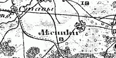 Military topographic map 1846-1863