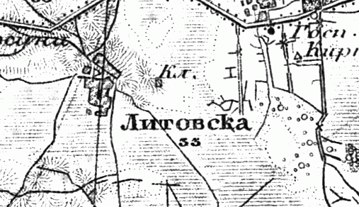 Military topographic map 1846-1863