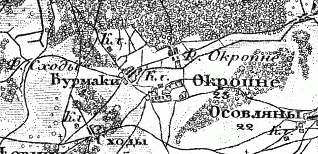 Military topographic map 1846-1863