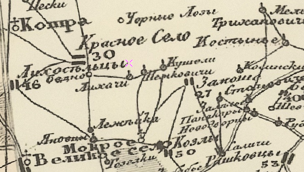 Schubert map 1826-1840