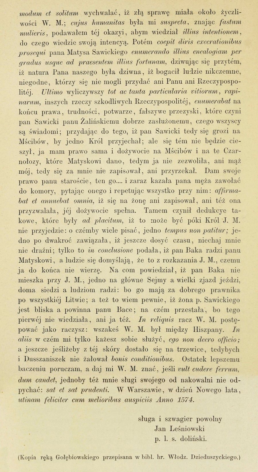 Complaint of 1574, Part 2