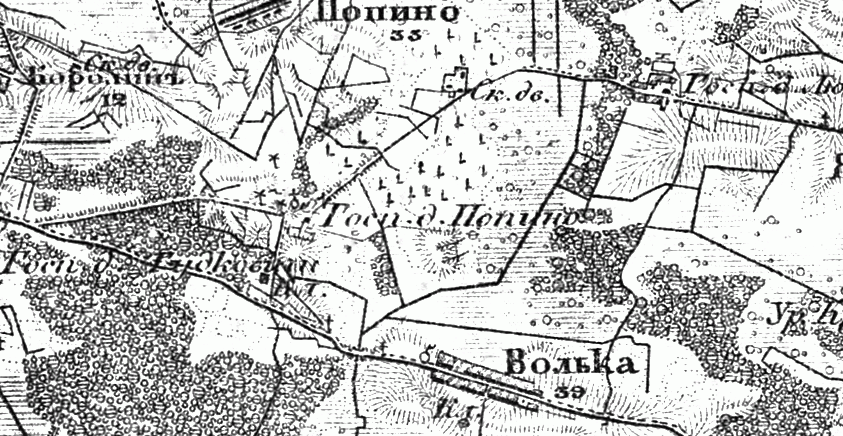 Military topographic map 1846-1863