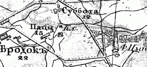 Military topographic map