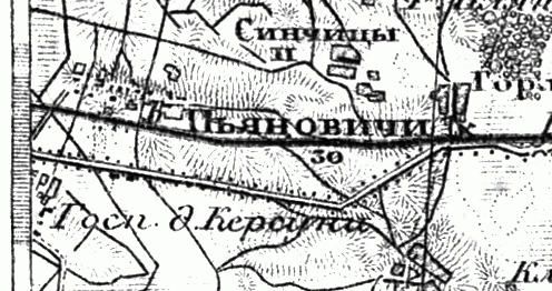 Military map 1846-1863