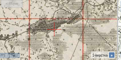 Military topographic map 1846-1863