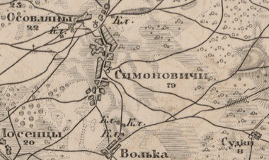 Military topographic map 1846-1864