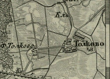 Military topographic map 1846-1863