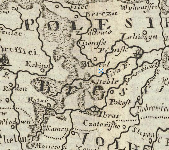 Map of the Great Forest tract, 1665