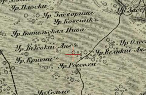 Military topographic map 1846-1863