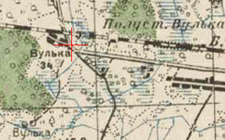 Red Army map of Wólka