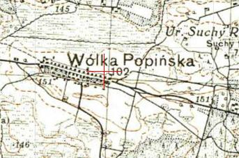 Polish WIG map of Wólka Popinska