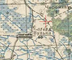 Red Army map of Wólka Rodowiecka