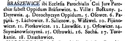 Christian Catholic settlements 1726