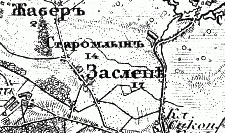 Military topographic map 1846-1863