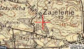 Polish WIG map of Zajelenie