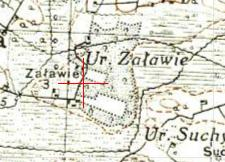 Polish WIG map of Zalawie
