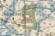 Red Army map of Zalawie