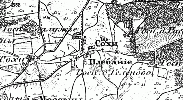 Military topographic map 1846-1863