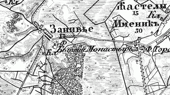 Military topographic map 1846-1863