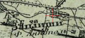 Three-verst map of Zaplesie