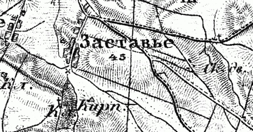 Military topographic map 1846-1863