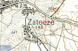 Polish WIG map of Zatocze