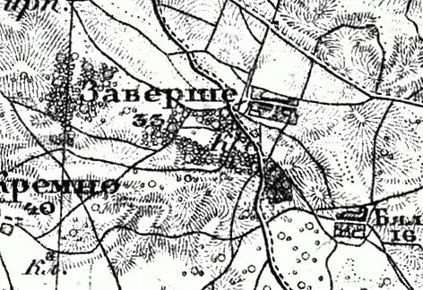 Military topographic map 1846-1863