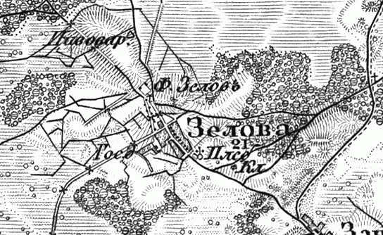 Military topographic map 1846-1863