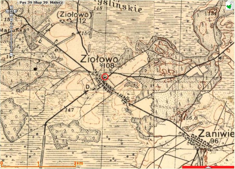 Polish map interwar