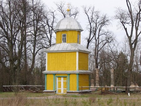Preserved bell tower after fire